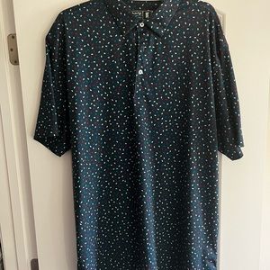 Michelob ultra gold polo XL